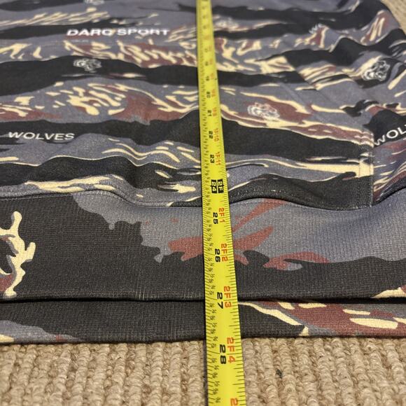 Darc Sport Respect US Raglan French Terry STONE TIGER CAMO HOODIE NWT Small - Picture 10 of 13